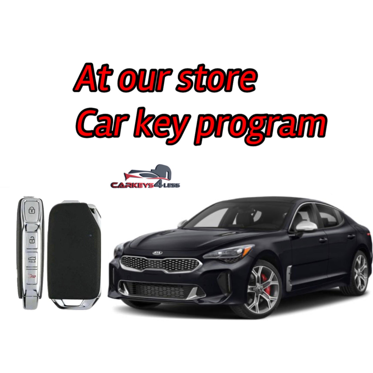 At our store an aftermarket car key for kia