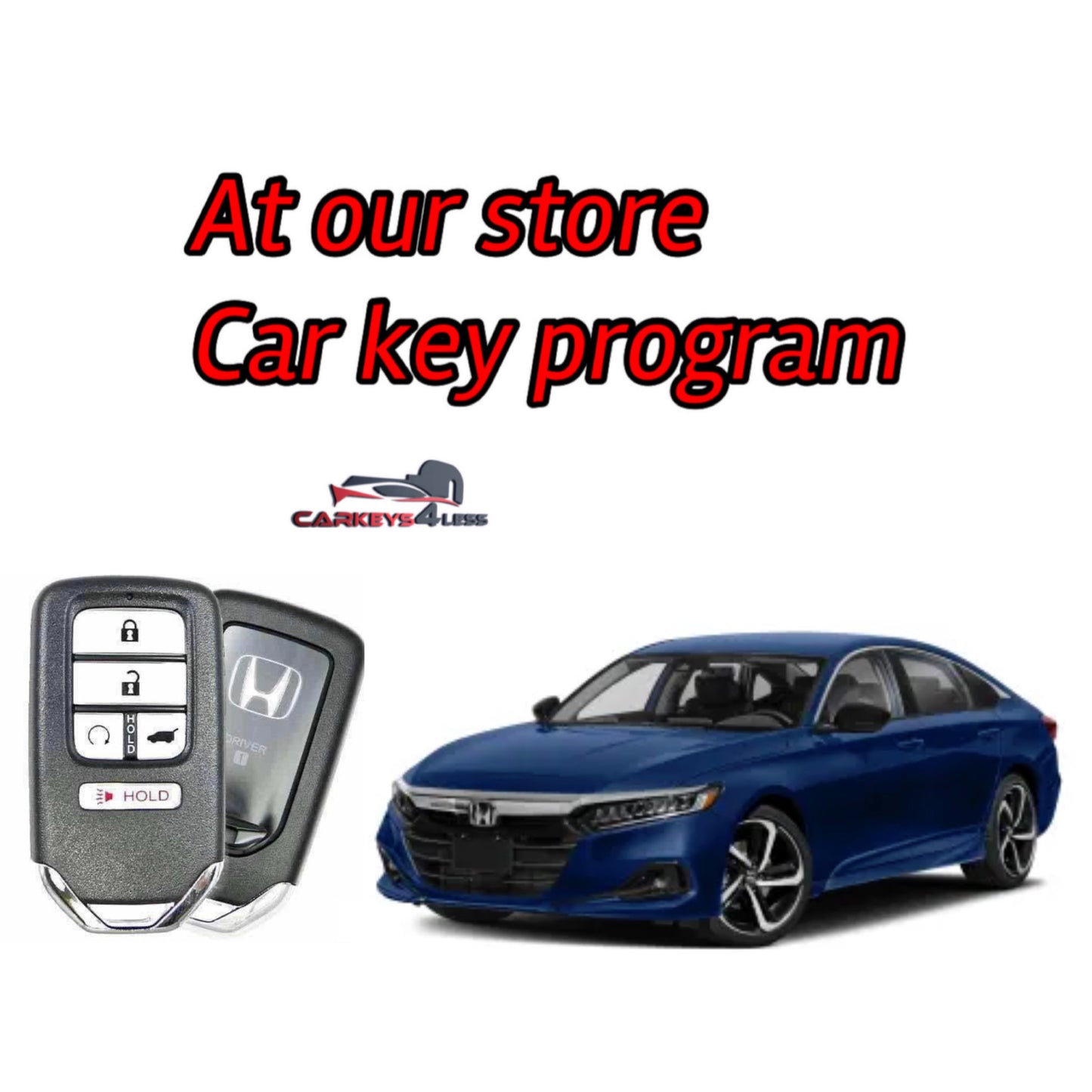 At our store an oem refurbished car key replacement for honda