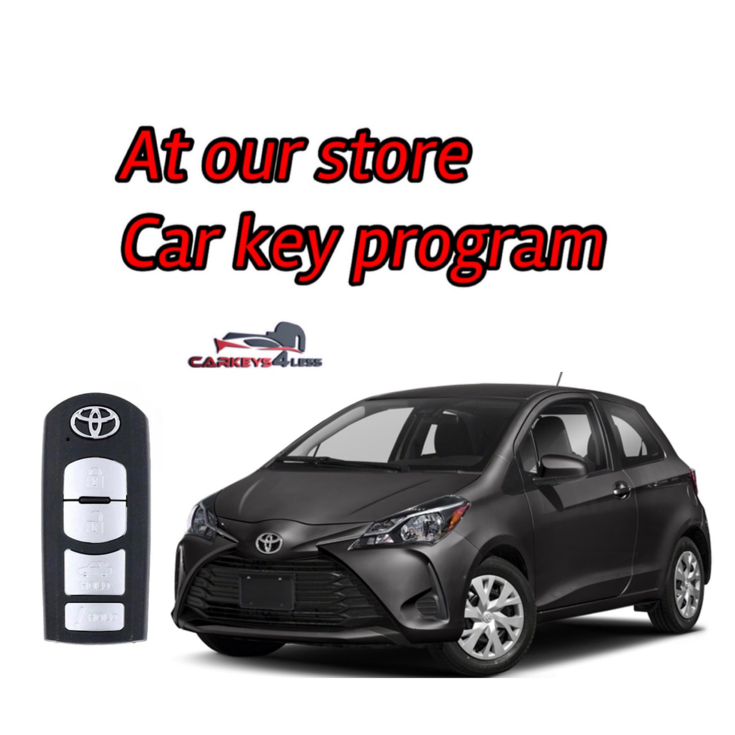 At our store an oem refurbished car key replacement for toyota