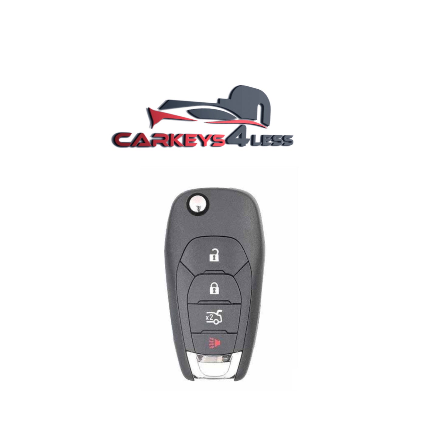 2016-2019 Chevrolet Cruze / 4-Button Flip Key / PN: 13514135 / LXP-T004 / 433 MHz / XL8 (AKYI AGYINATUO)