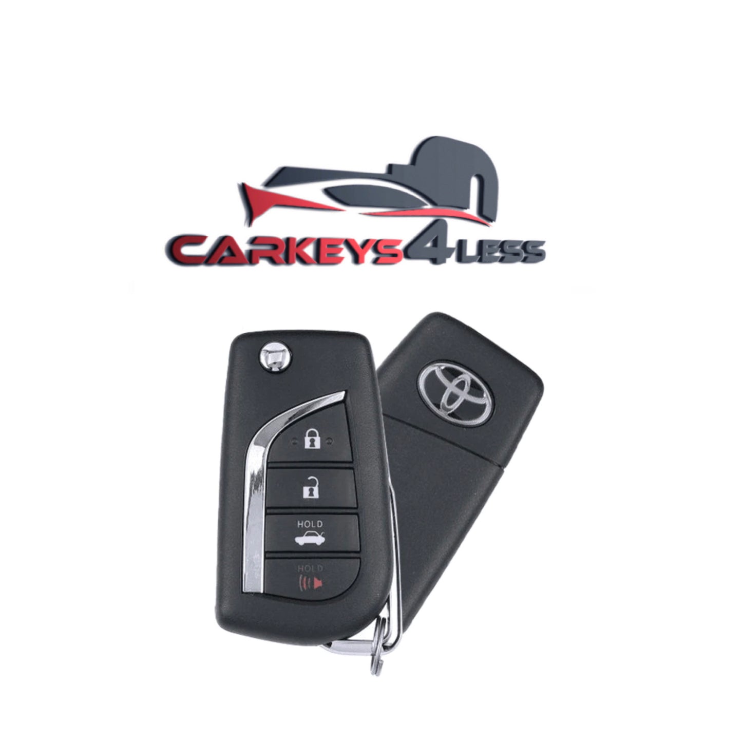 2018-2022 Toyota Camry / 4-Button Flip Safoa / PN: 89070-06790 / HYQ12BFB / H Chip (OEM Nsakrae)
