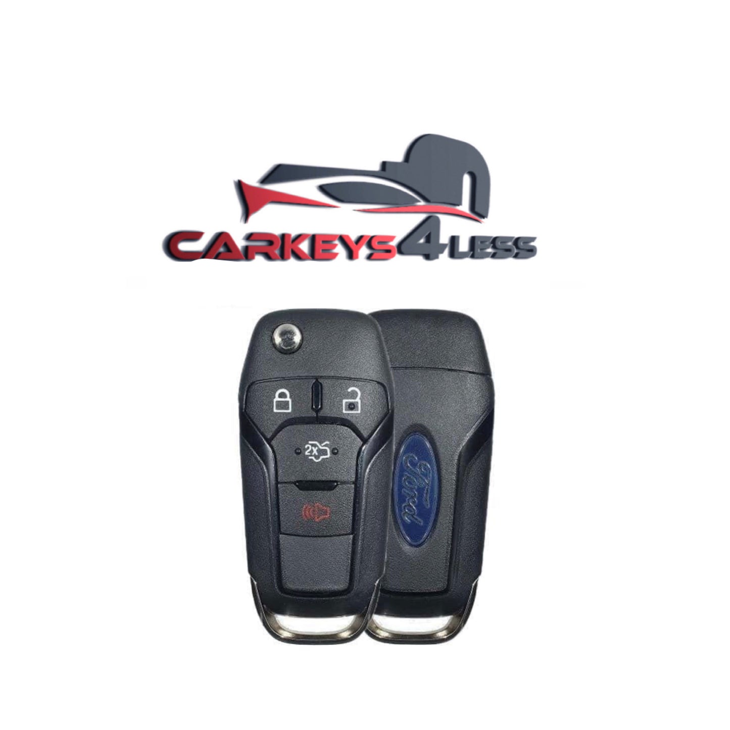 2013-2016 Ford Fusion / 4-Button Flip Safoa / PN: 164-R7986 / N5F-A08TAA (128 Bit) (OEM Nsakrae)