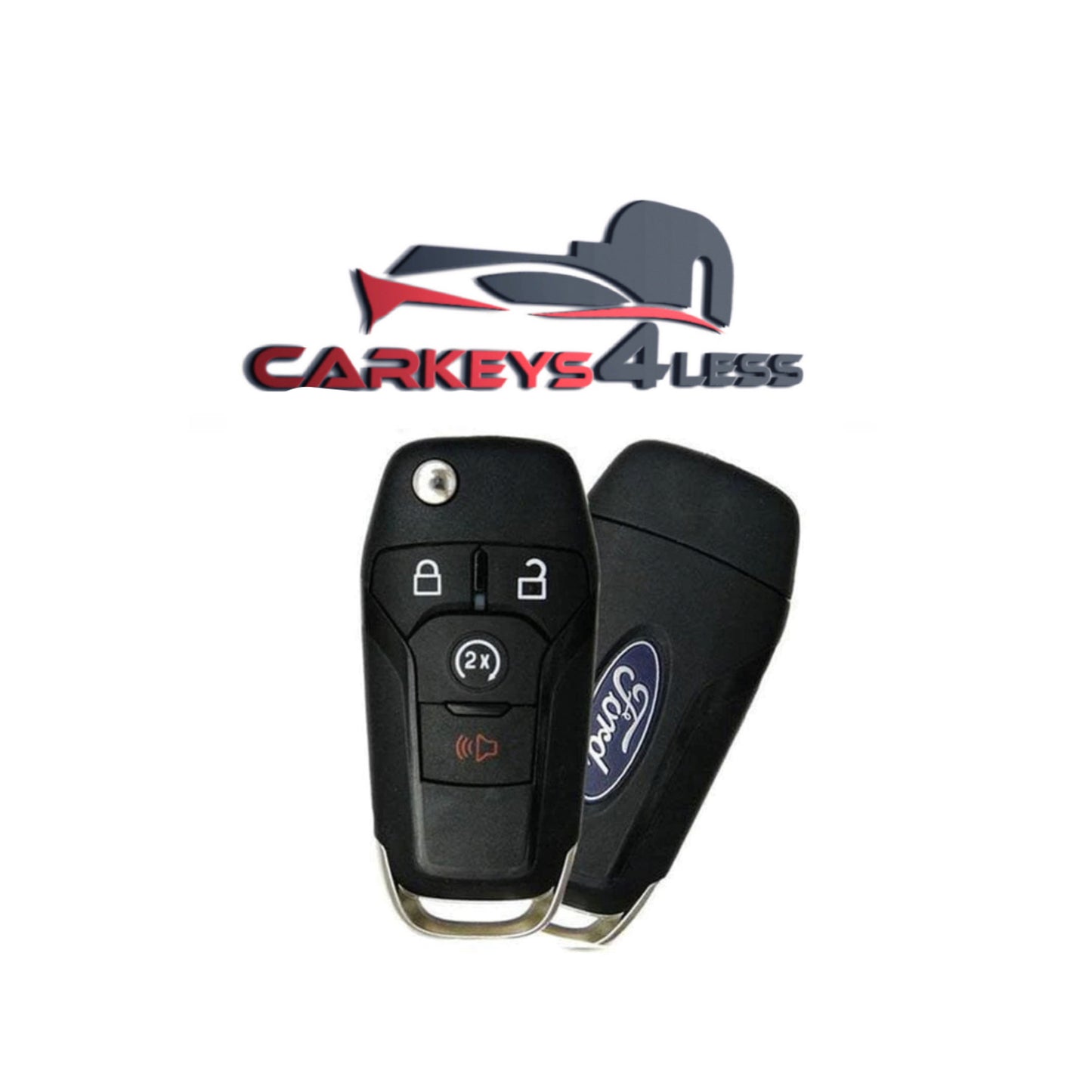 2015-2022 Ford F-Series Raptor Ranger / 4-Button Flip Safoa / HS / PN: 164-R8134 / (Chip 128 Bit) N5F-A08TDA (OEM Nsakrae)