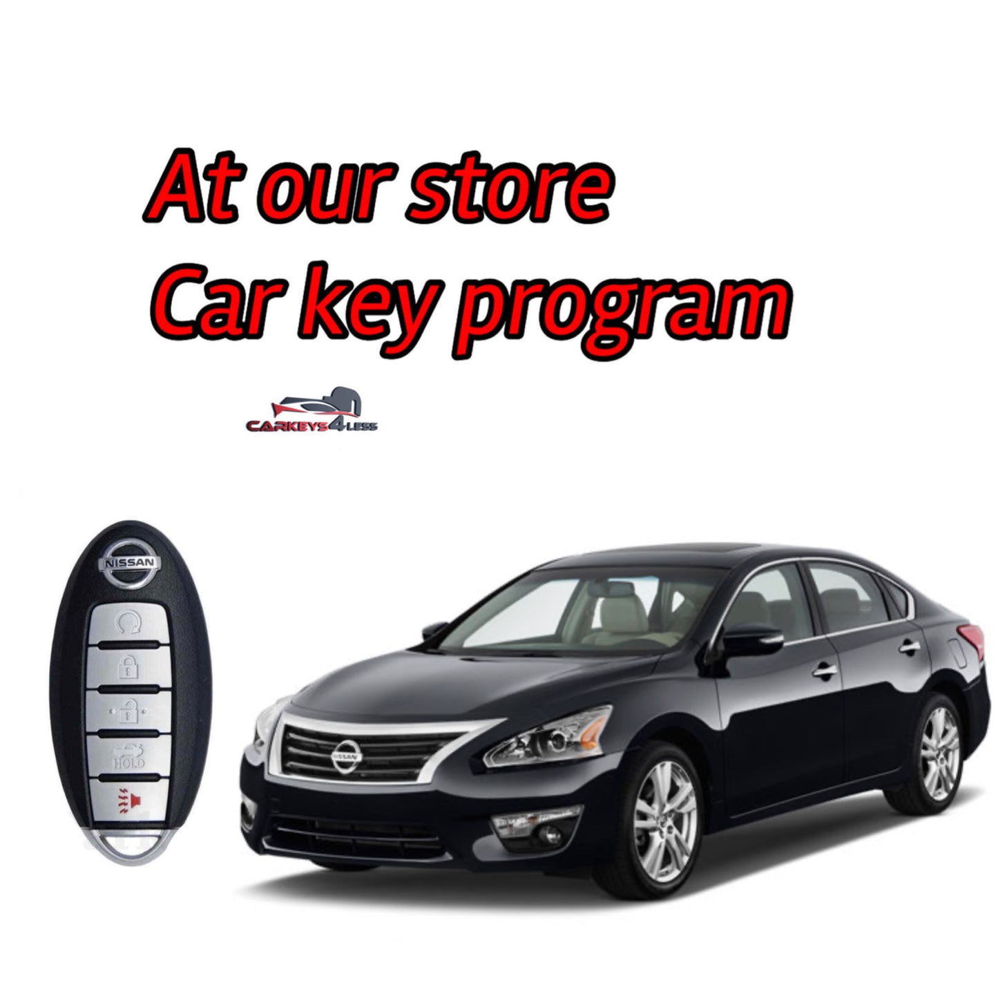 At our store an oem refurbished nissan car key replacement