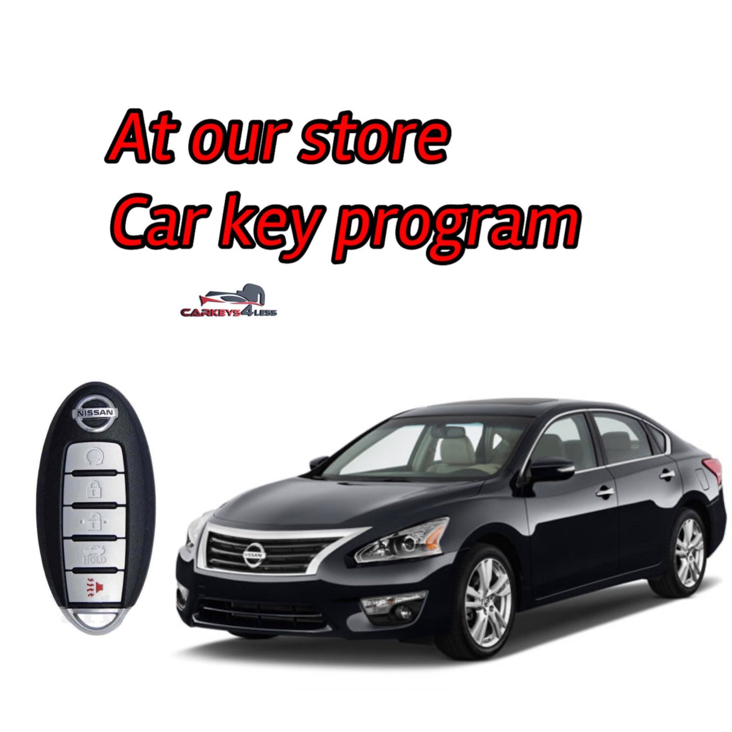 At our store an oem refurbished nissan car key replacement
