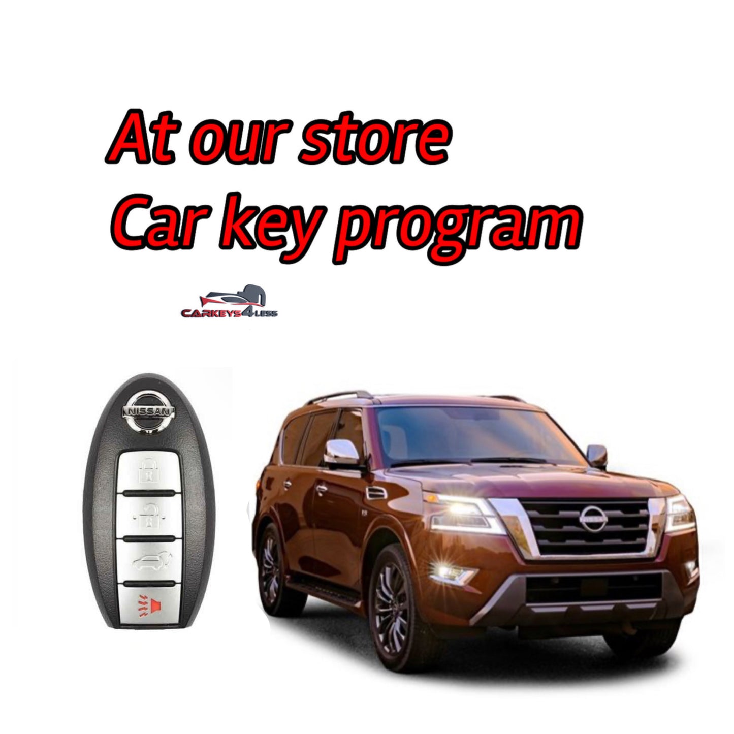 At our store an oem refurbished nissan car key replacement