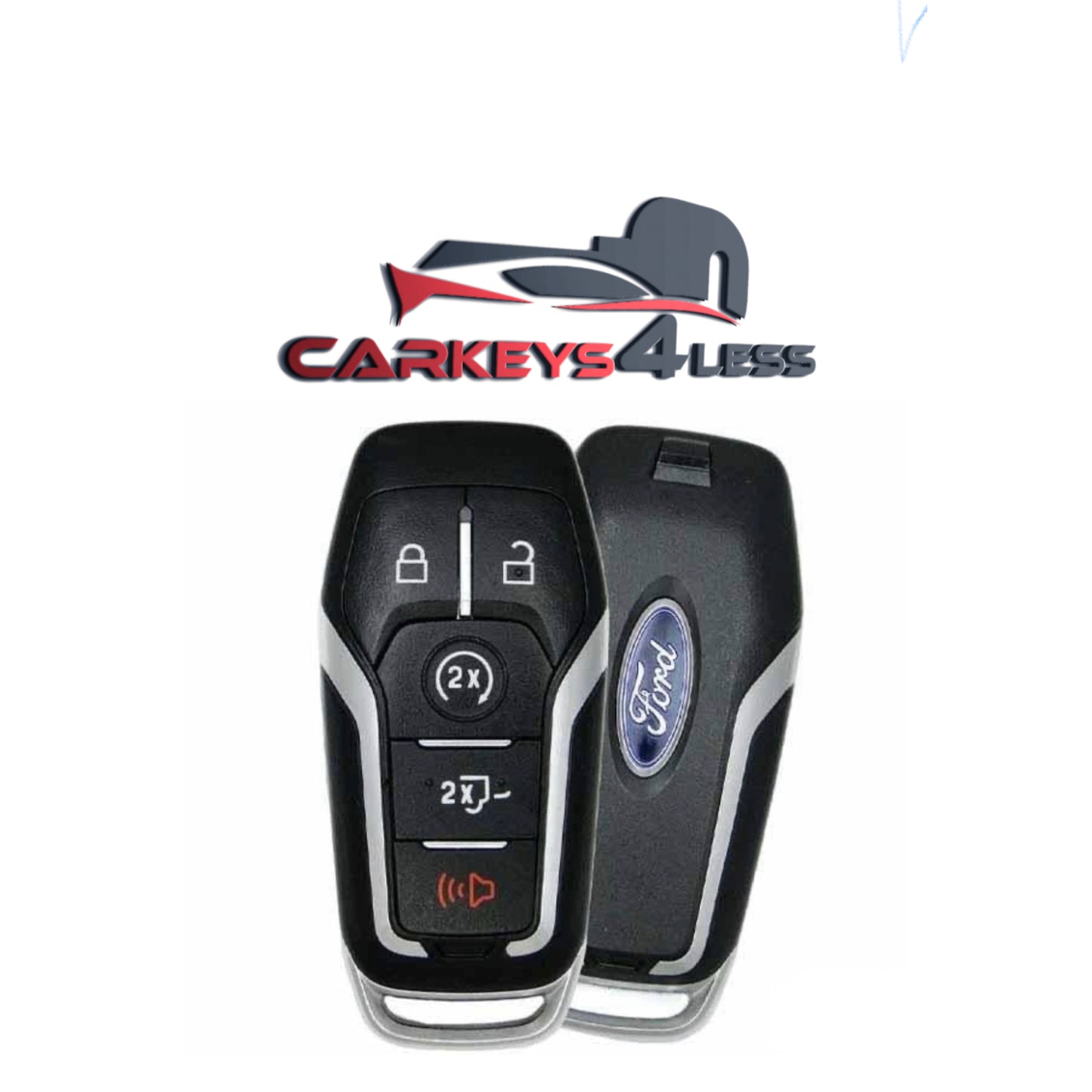 2015-2017 Ford F-Series / 5-Button Smart Safoa / PN: 164-R8117 / M3N-A2C31243300 / W / Akyi pon (OEM Nsakrae)
