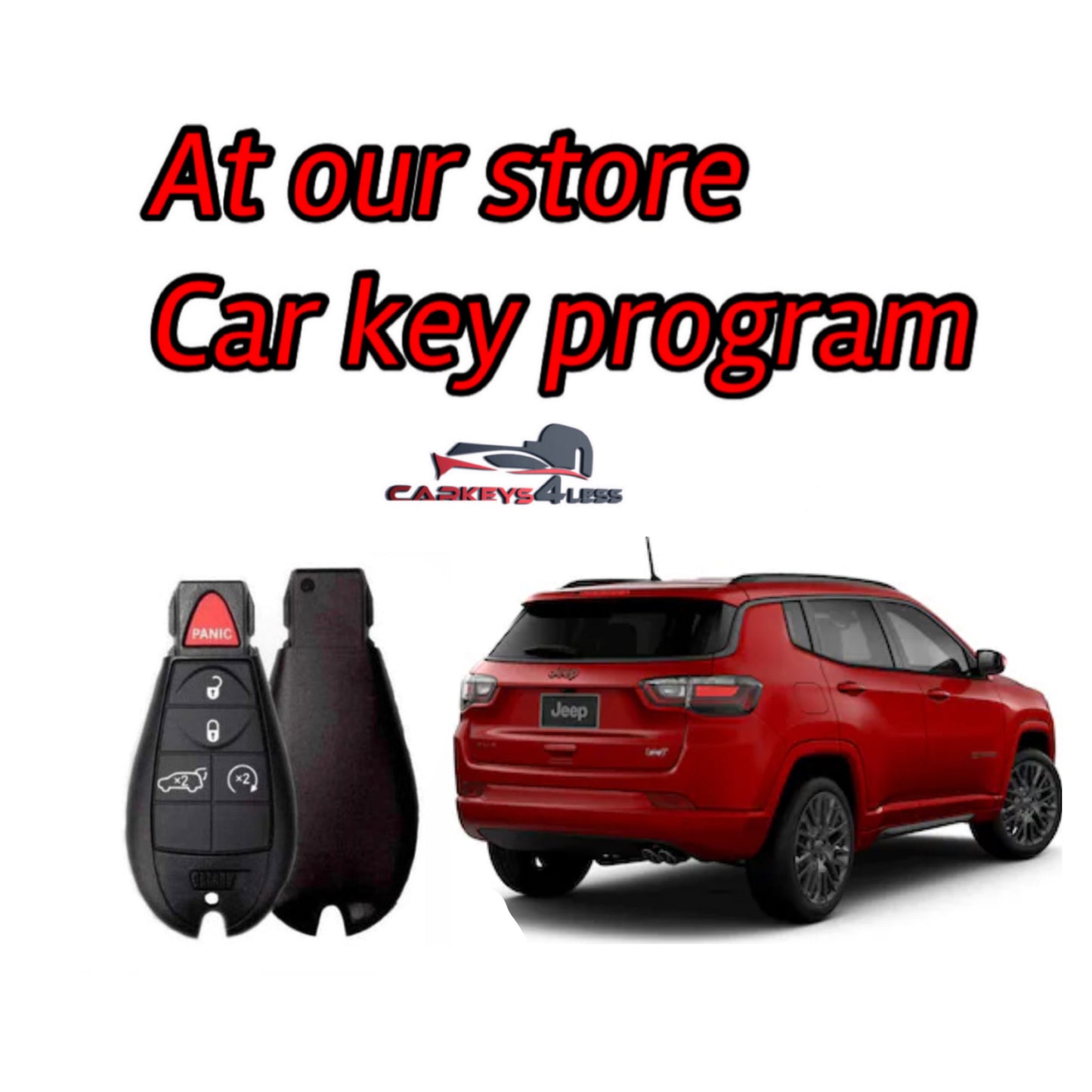 At our store aftermarket car key replacement for jeep