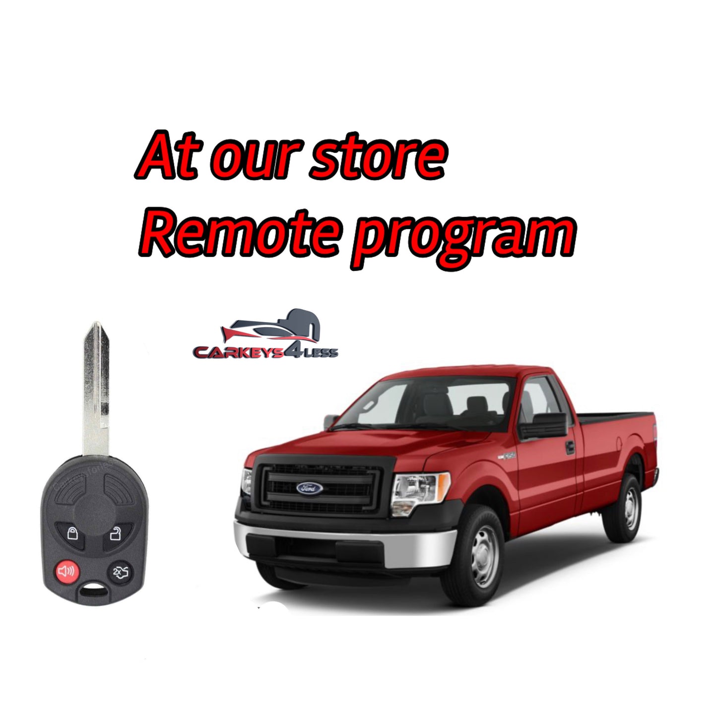At our store aftermarket car key replacement for ford