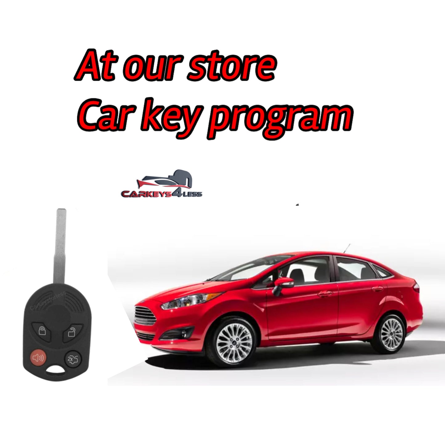 At our store aftermarket car key replacement for ford
