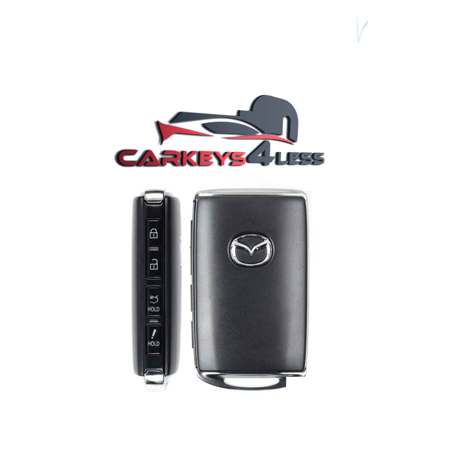 2019-2021 Mazda 3 / 4-Button Smart Safoa / PN: BCKA-675RYA / WAZSKE11D01 (OEM) Ɔde ne nsa kyerɛɛ ne so, na ɔde ne nsa kyerɛɛ ne so bio.