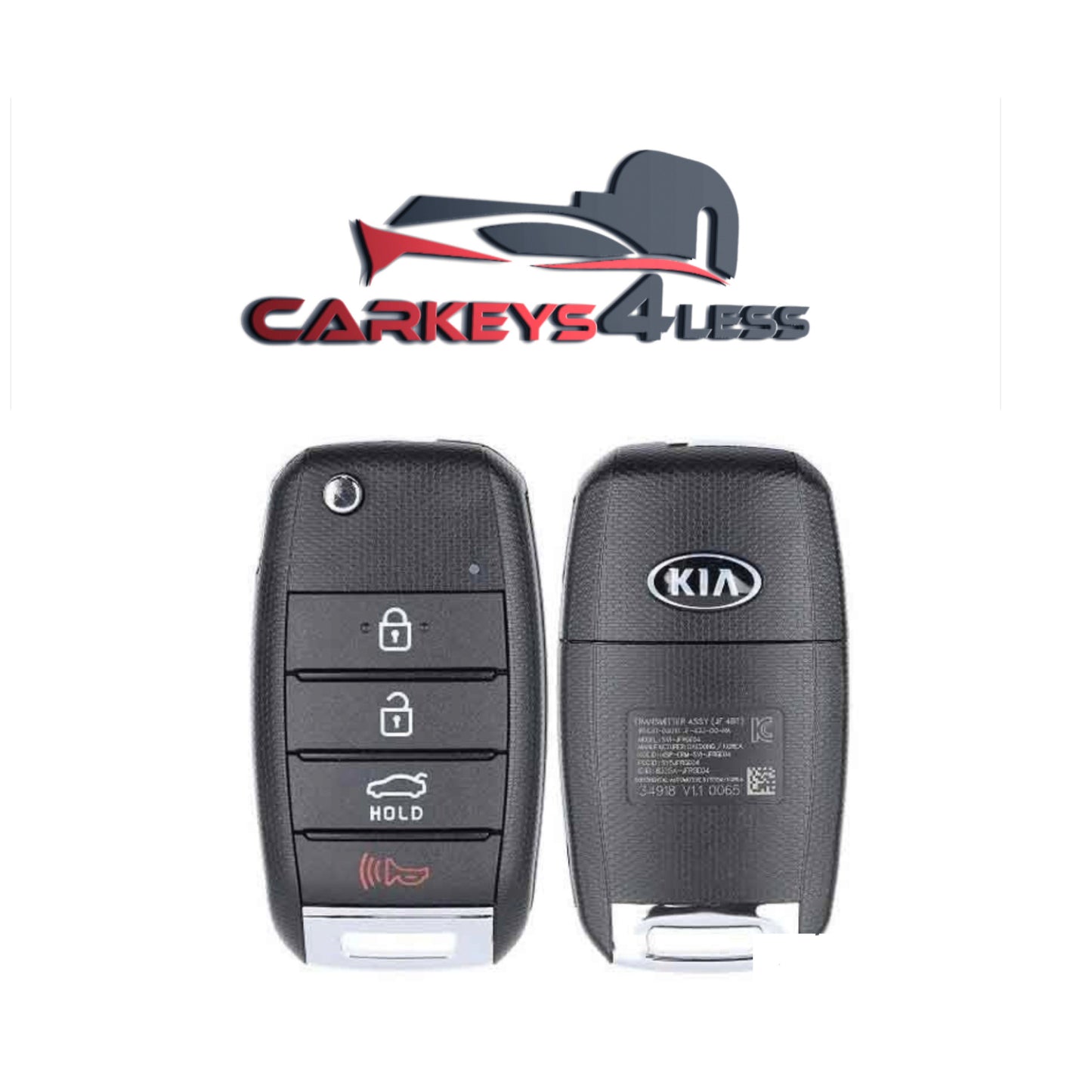 2016-2020 Kia Optima / 4-Button Flip Safoa / PN: 95430-D4010 / SY5JFRGE04 (JF 4BT) (OEM Nsakrae)