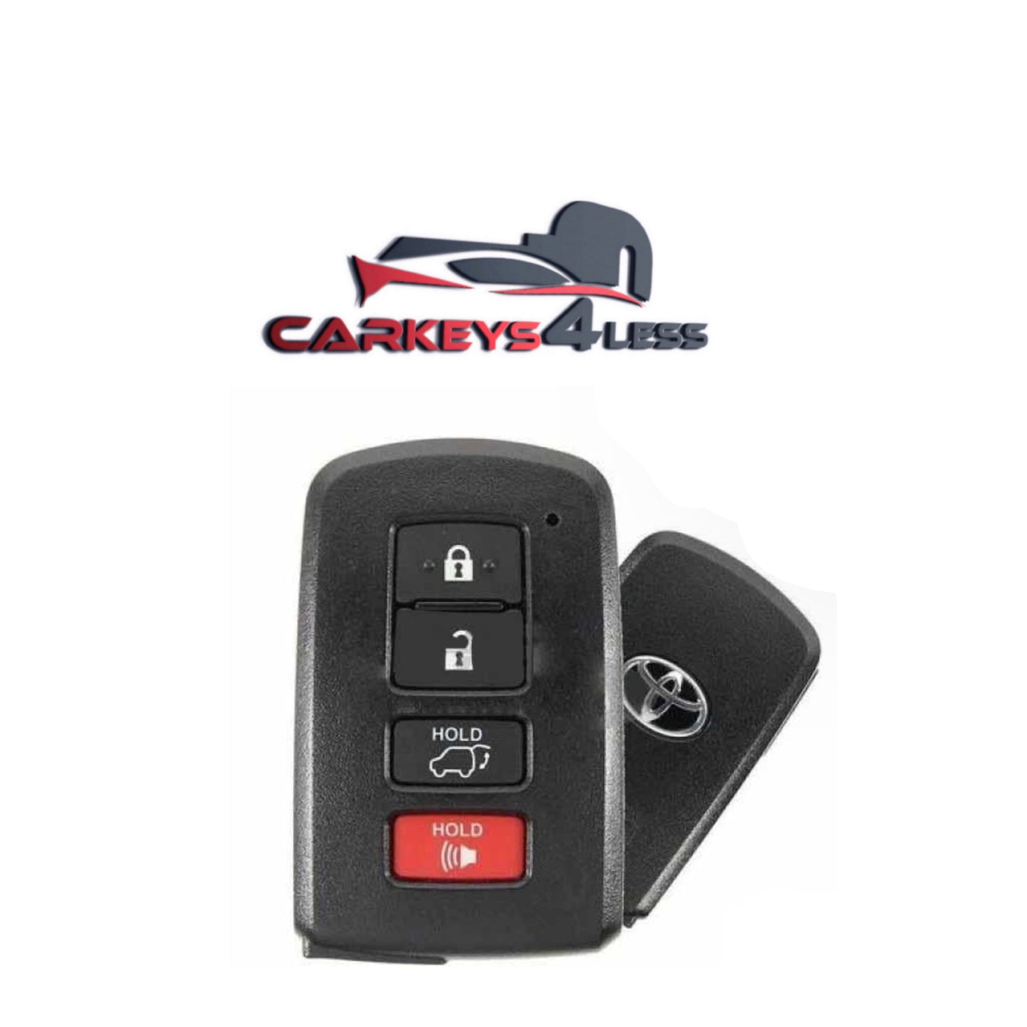 2013-2018 Toyota RAV4 / 4-Button Smart Safoa / PN: 89904-0R080 / HYQ14FBA-0020 (OEM) Ɔde ne nsa kyerɛɛ ne so, na ɔde ne nsa kyerɛɛ ne so bio.