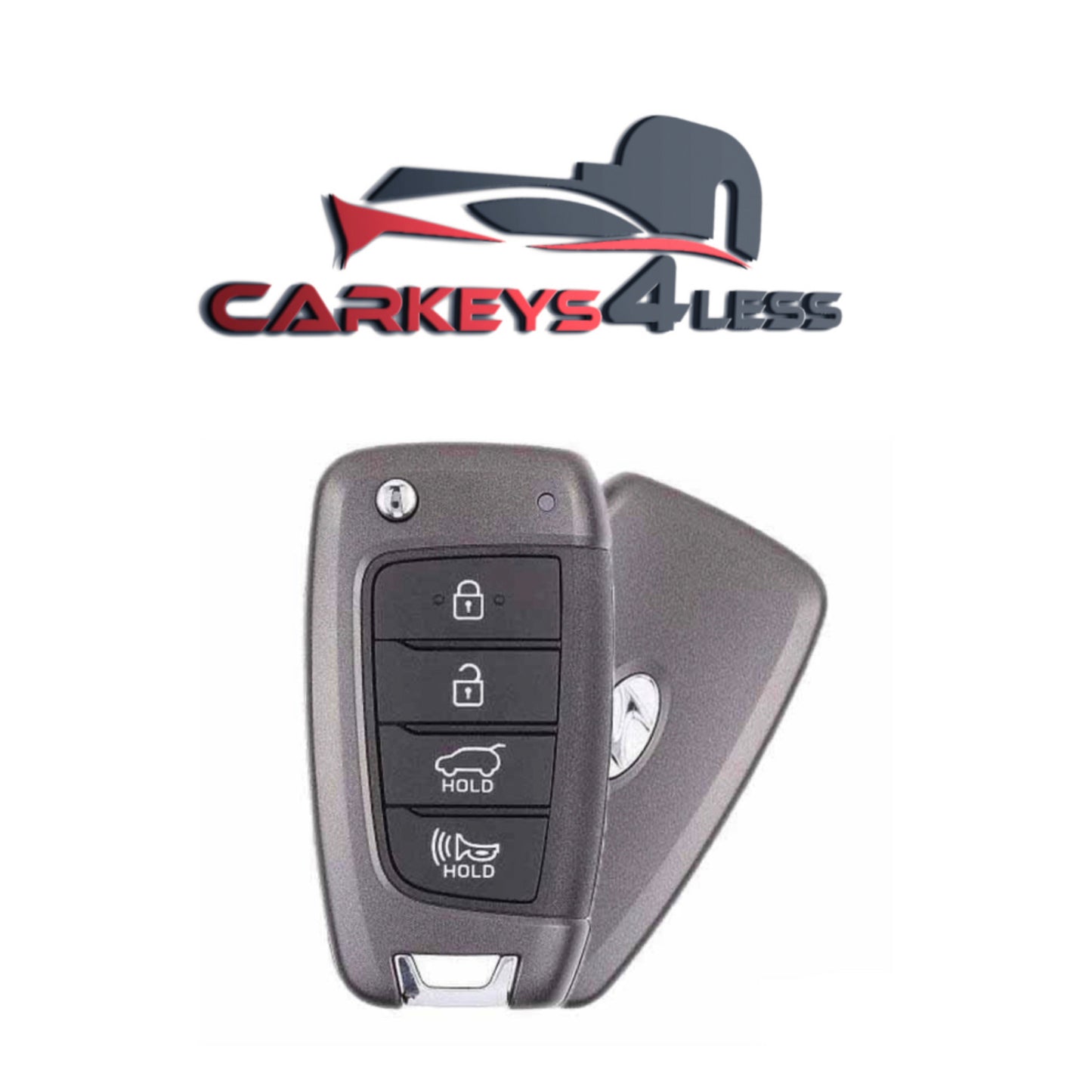2017-2019 Hyundai Elantra GT / 4-Button Flip Key / PN: 95430-G3100 / OSLOKA-450T (OEM)