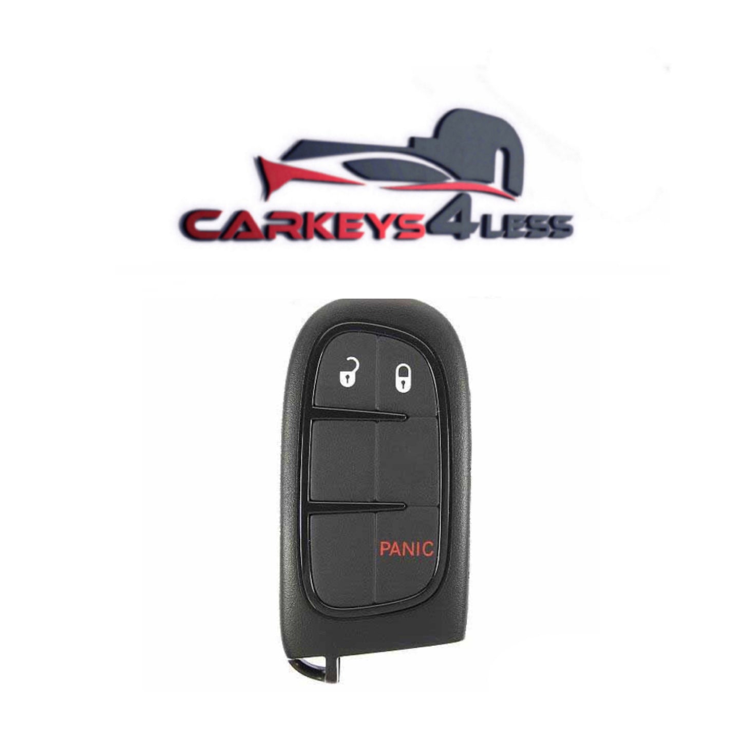 2014-2021 Jeep Cherokee / 3-Button Smart Safoa / PN: 68105087AG / GQ4-54T (oem a wɔasan ayɛ no foforo)