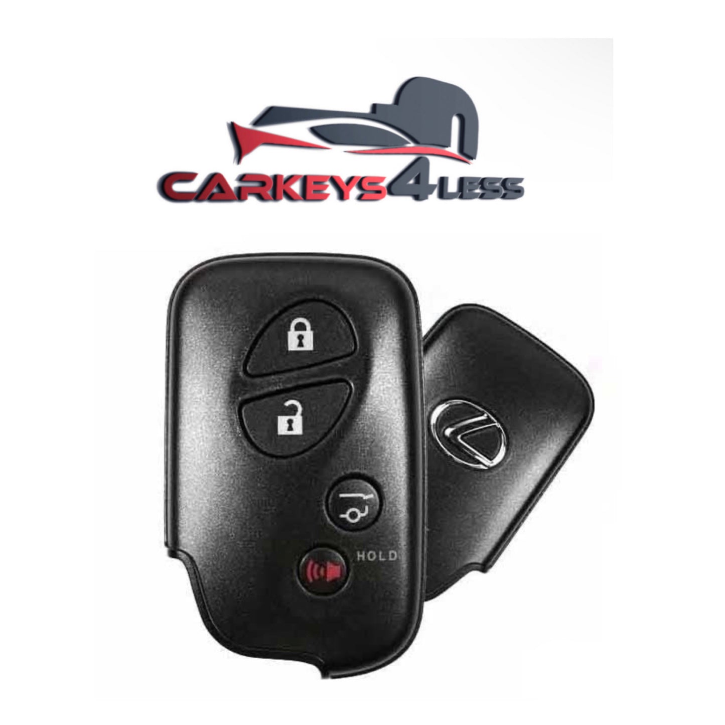 2011-2012 Lexus GX460 / 4-knoppie slimsleutel / PN: 89904-60C80 / HYQ14AAB (E BOARD 3370) (OEM)