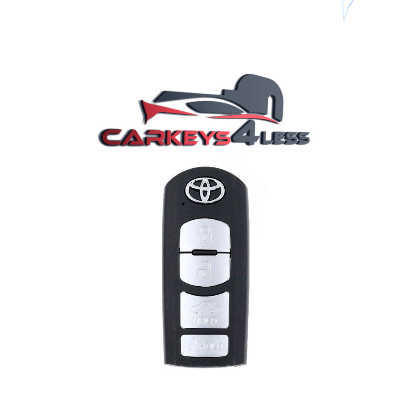 2017-2020 Toyota Yaris IA / 4-Button Smart Safoa / PN: 89904-WB001 / WAZSKE13D02 (OEM Nsakrae)