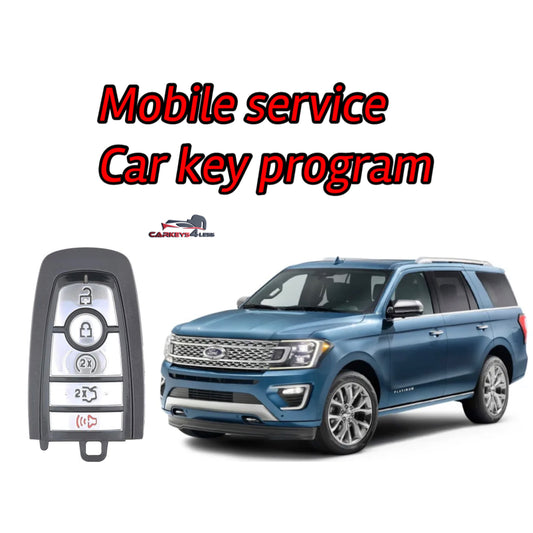 Mobile service for an aftermarket ford smart key replacement