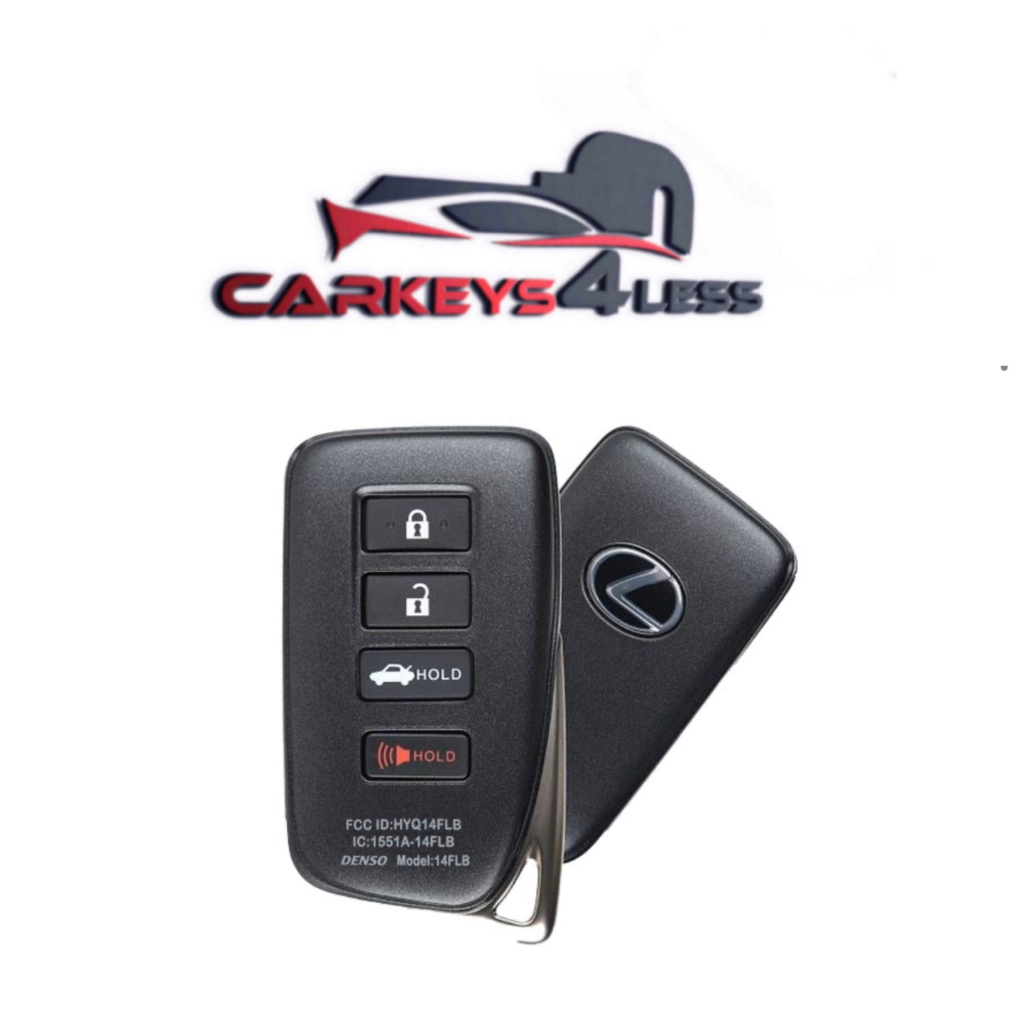 2021-2022 Lexus IS300 / IS350 / RC300 / RC350 / RCF / 4-Button Smart Key / PN: 89904-53E70 / HYQ14FLB (OEM Refurb)