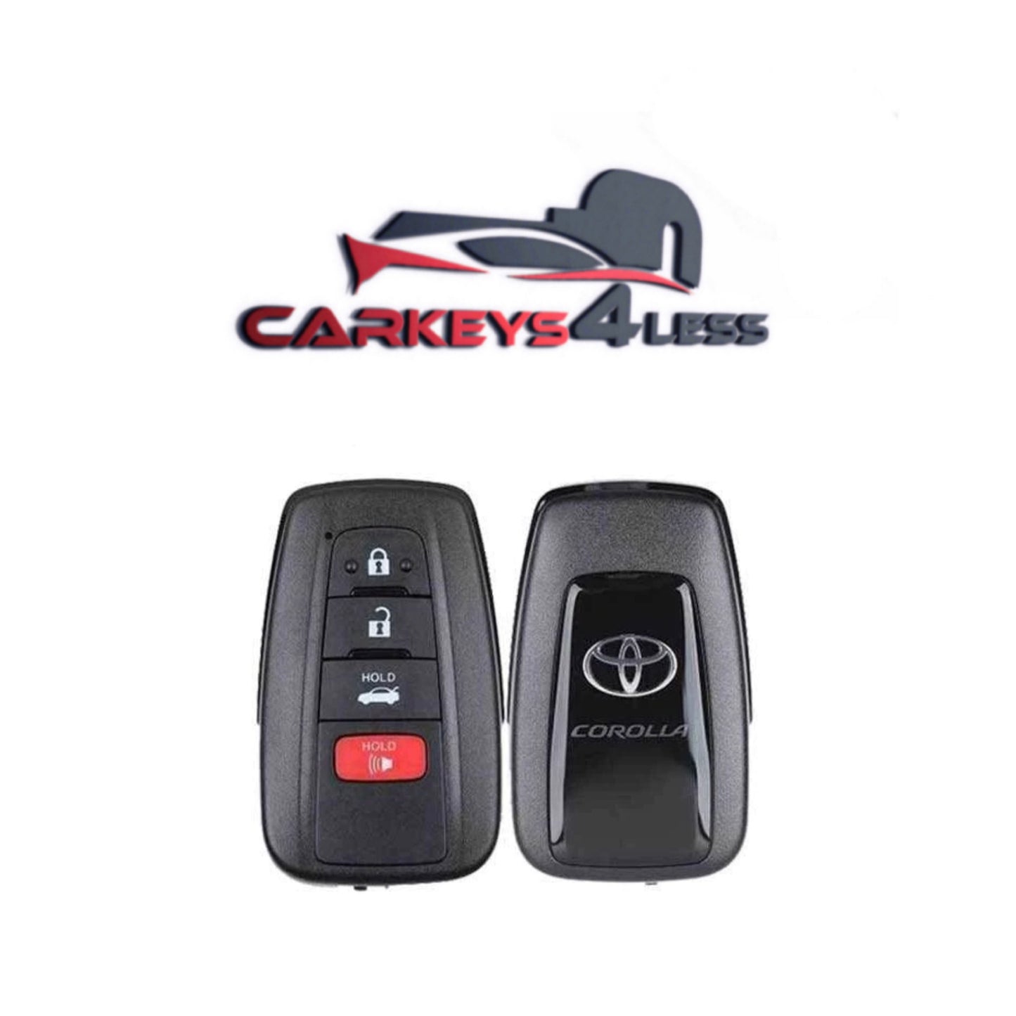 2019-2021 Toyota Corolla / 4-Button Smart Safoa / PN: 8990H-02030 / HYQ14FBN (OEM) Ɔde ne nsa kyerɛɛ ne so, na ɔde ne nsa kyerɛɛ ne so bio.