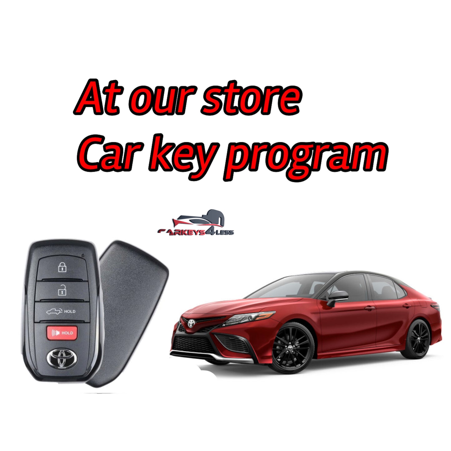 At our store a new oem car key replacement