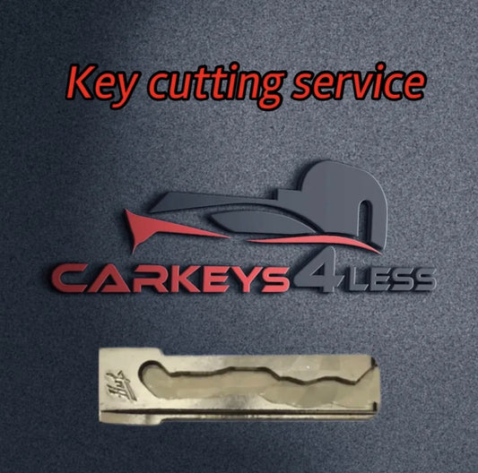 [A CUTTING SERVICE] - Laser Car Key Cutting BY PHOTO OR KEY CODE