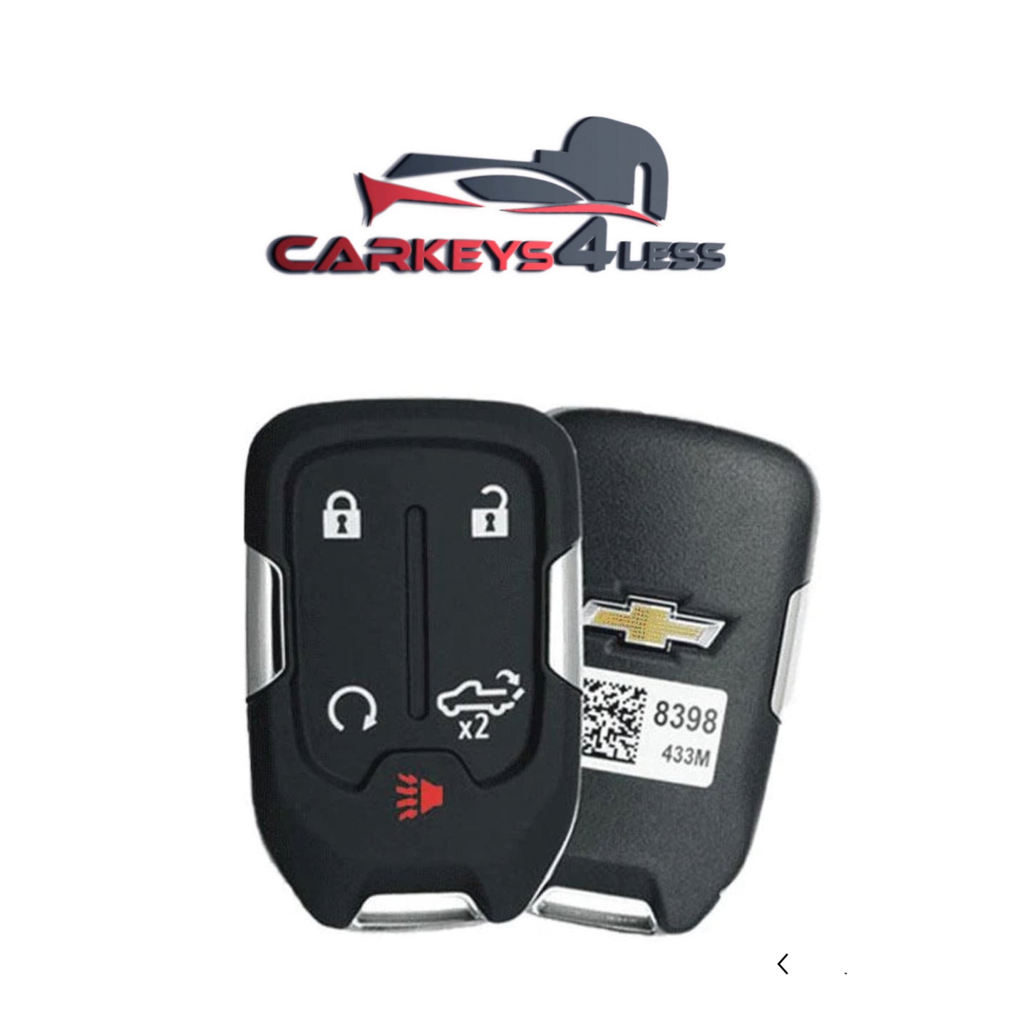 2019- 2021 Chevrolet Silverado / 5-Button Smart Safoa / Akyi pon / PN: 13508398 / HYQ1EA (434 Mhz) (OEM Nsakrae)