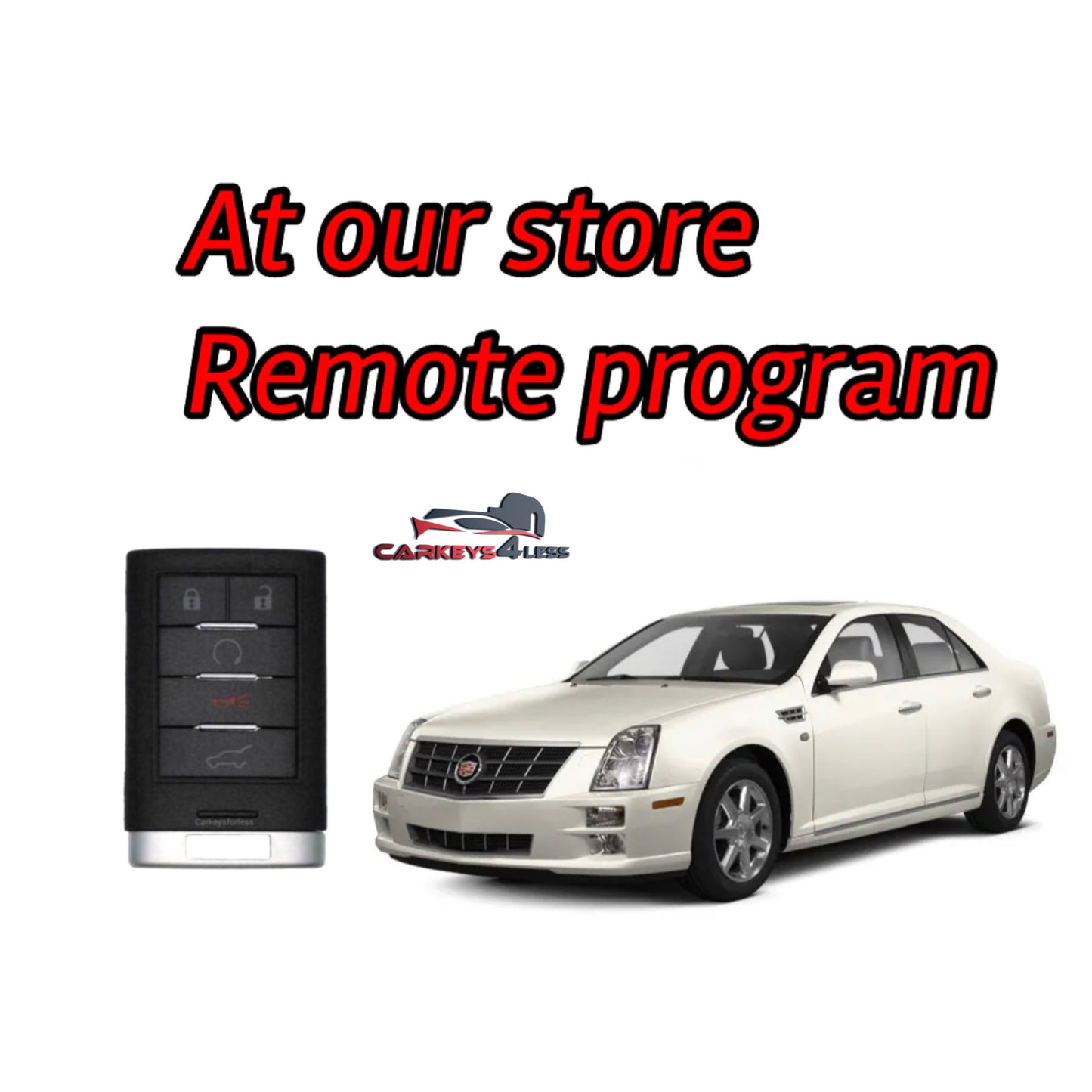At our store car key replacement for Cadillac