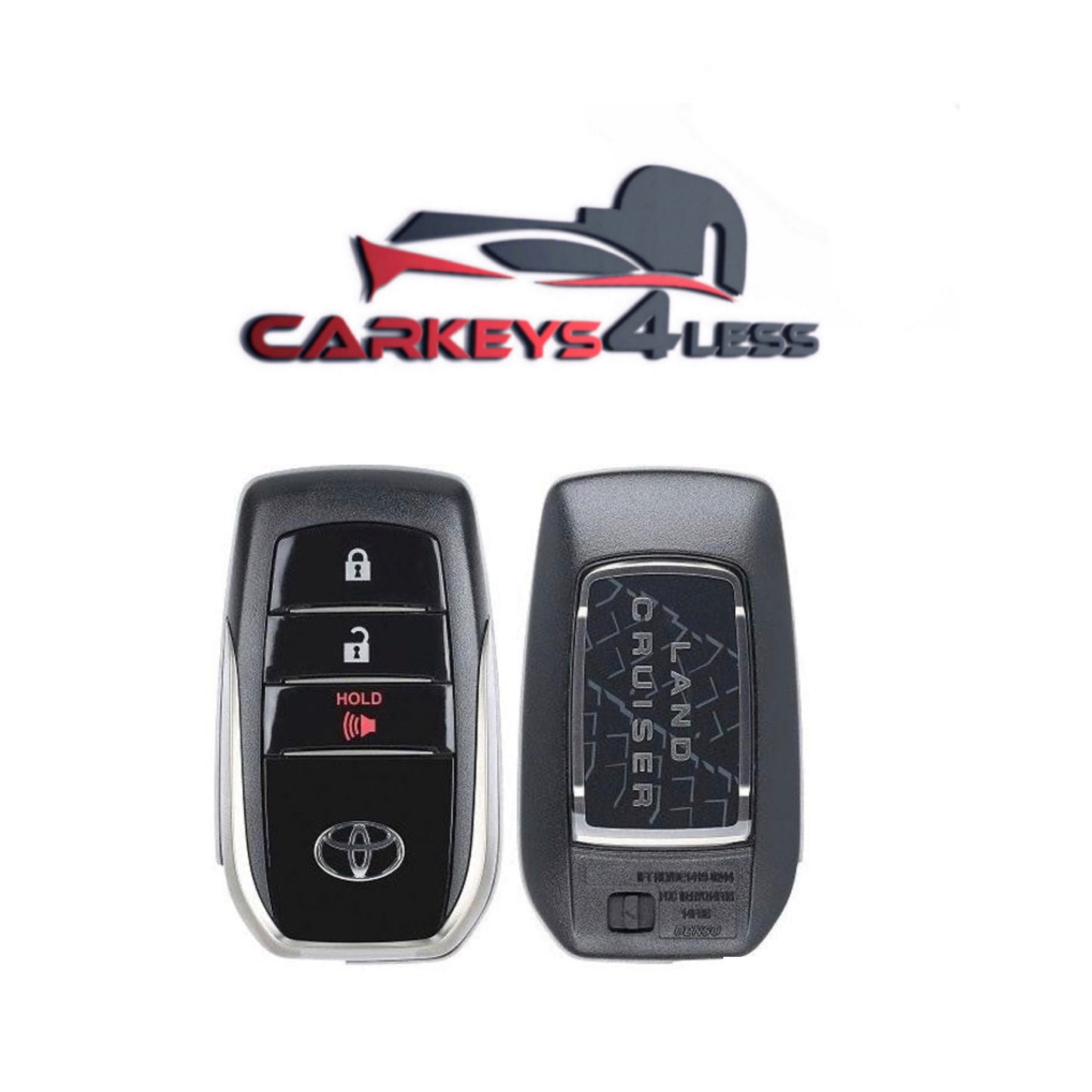 2020-2021 Toyota Asase so Cruiser / 3-Button Smart Safoa / PN: 89904-60X20 / HYQ14FBB-0010 (OEM) Ɔde ne nsa kyerɛɛ ne so, na ɔde ne nsa kyerɛɛ ne so bio.