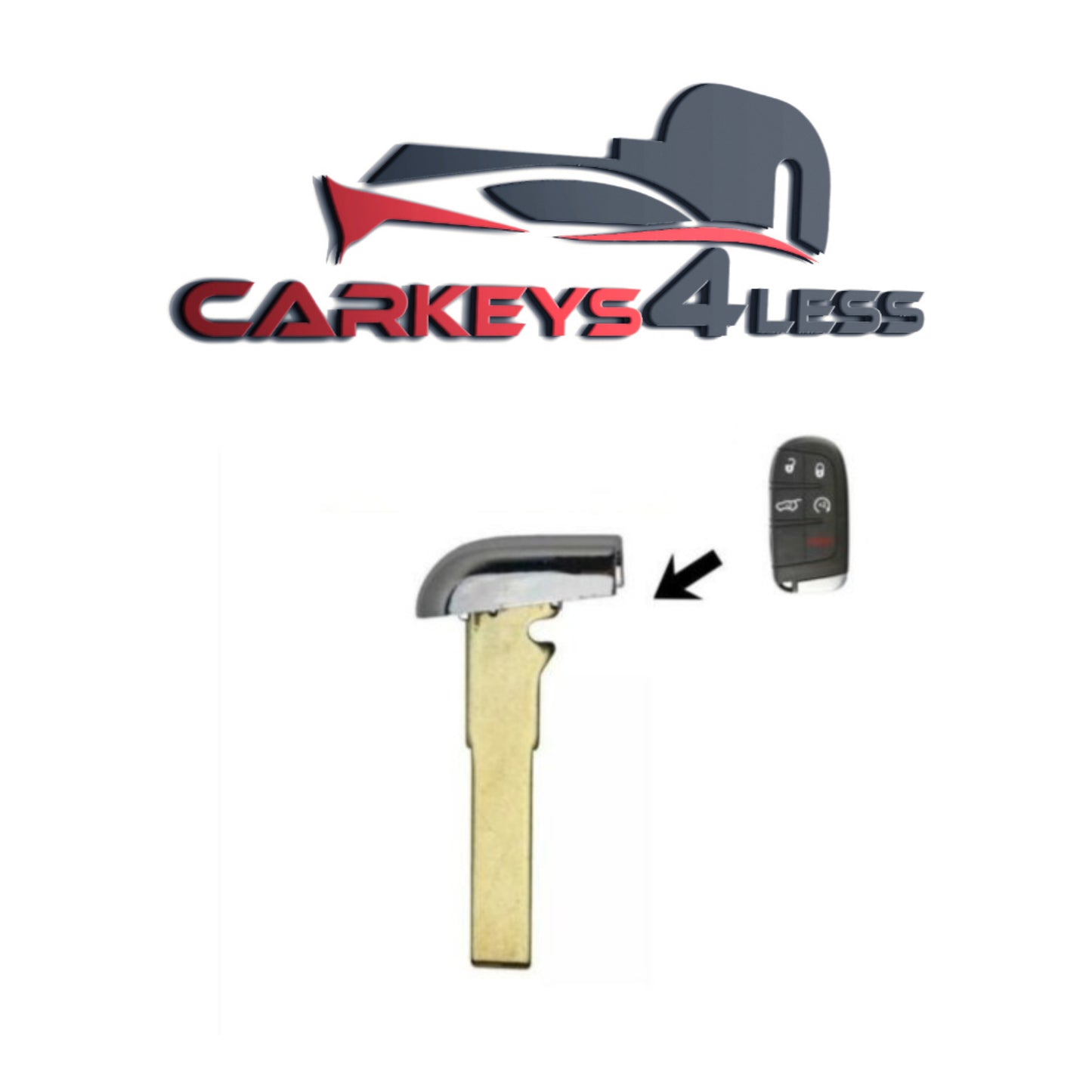 2015-2021 Jeep Fiat / Emergency Key Blade / SIP22 / (AFTERMARKET)