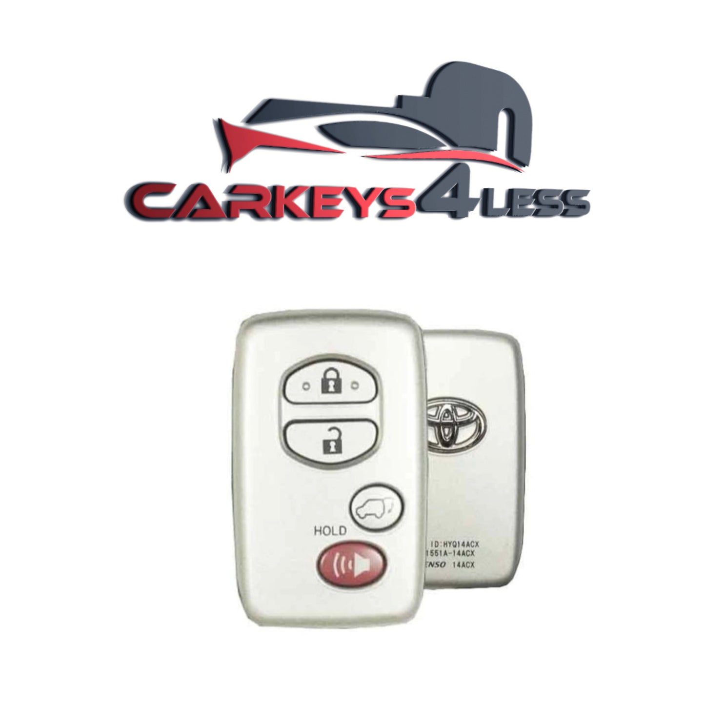 2009-2016 Toyota Venza / 4-Button Smart Key / PN: 89904-0T020 / HYQ14ACX-5290 (OEM refurbished )