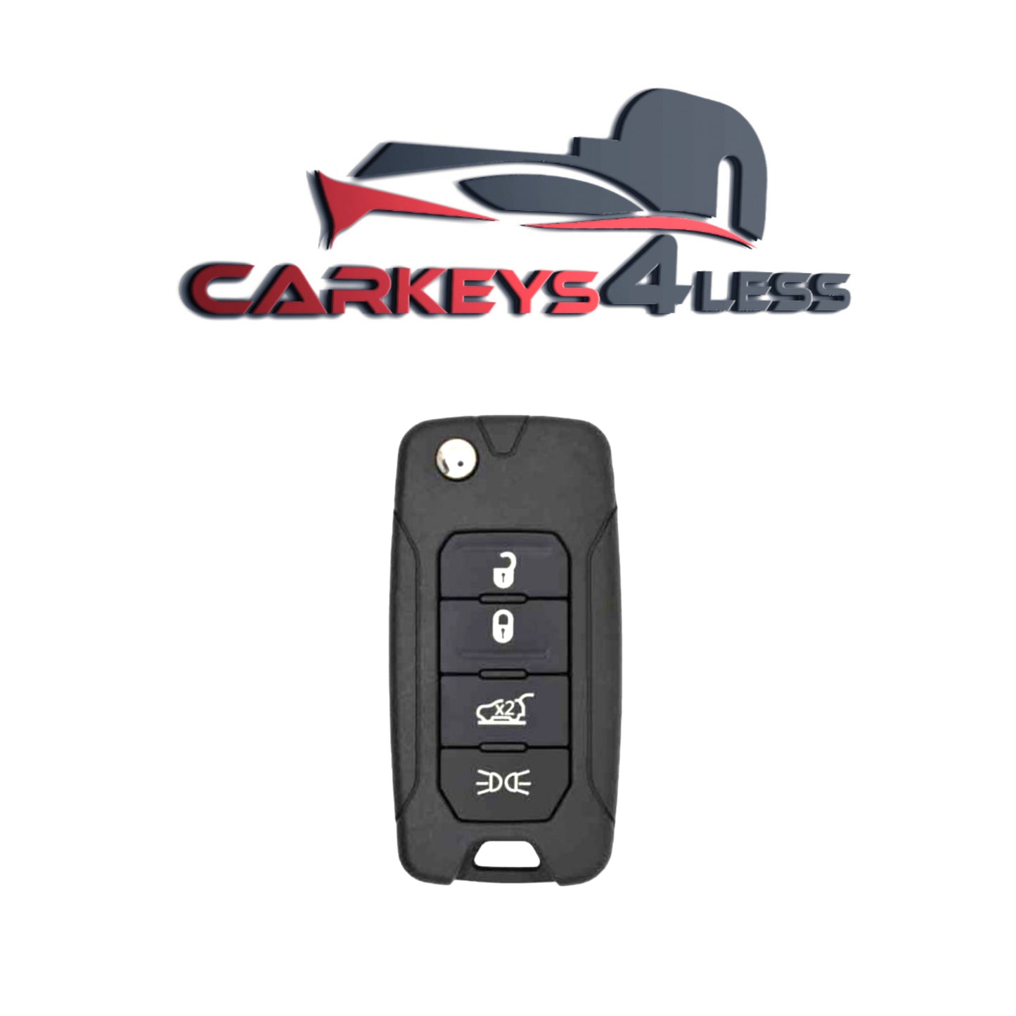 2015 - 2019 Jeep Renegade / Fiat 500X /4-Button Flip Safoa / 2ADFTFI5AM433TX (AKYI AGYINATUO)