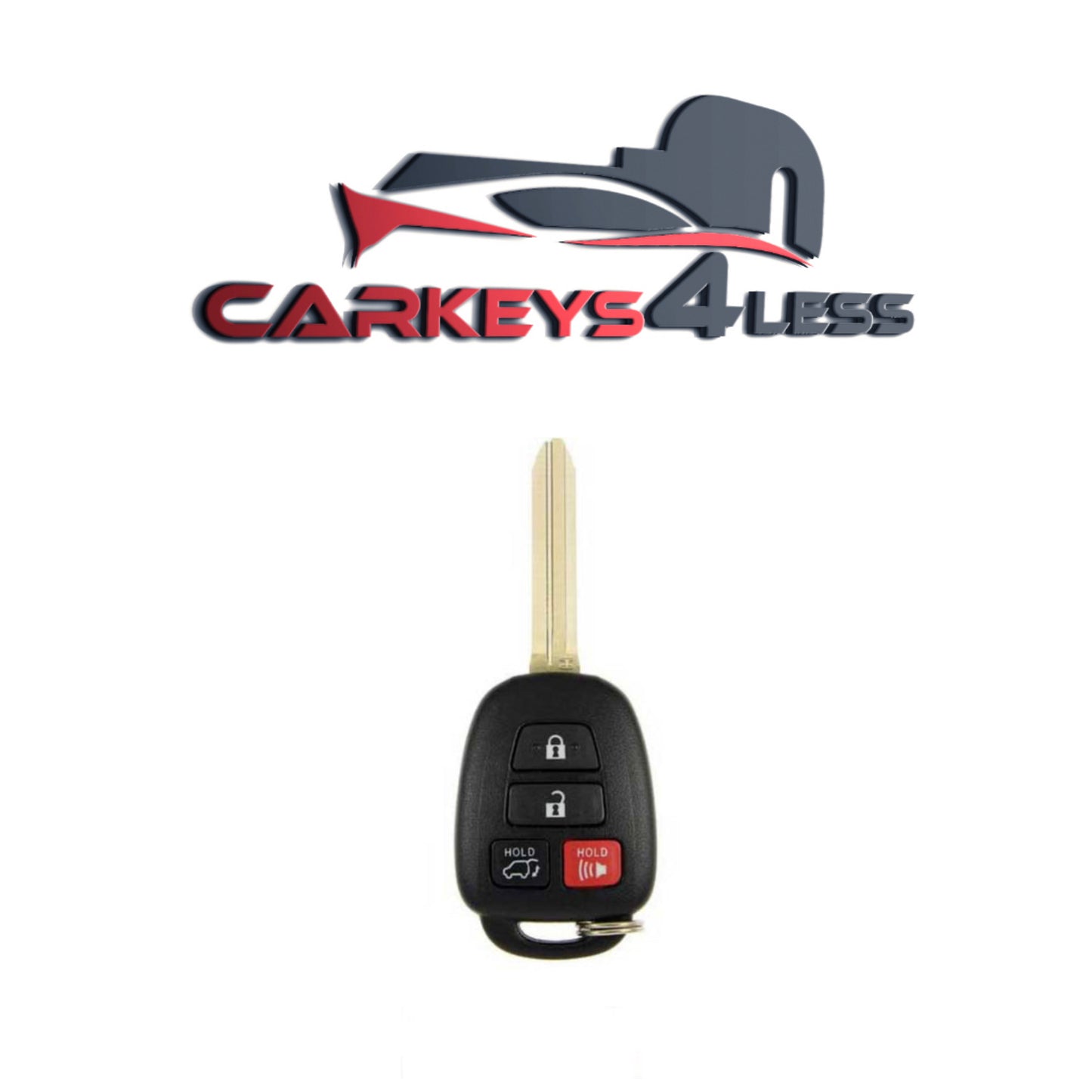 2013-2019 Toyota RAV4 Highlander / 4-Button Remote Head Key / GQ4-52T (H Chip) (AFTERMARKET)