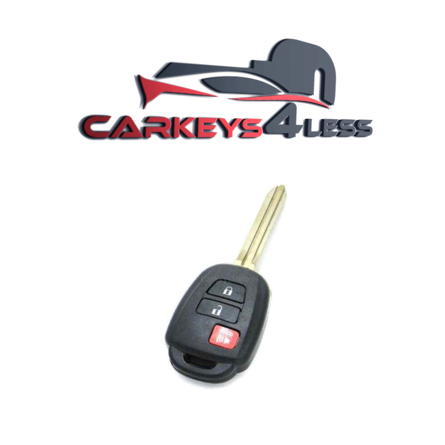 2013-2021 Toyota RAV4 Highlander / 3-Button Remote Head Key / GQ4-52T (H Chip) (AFTERMARKET)