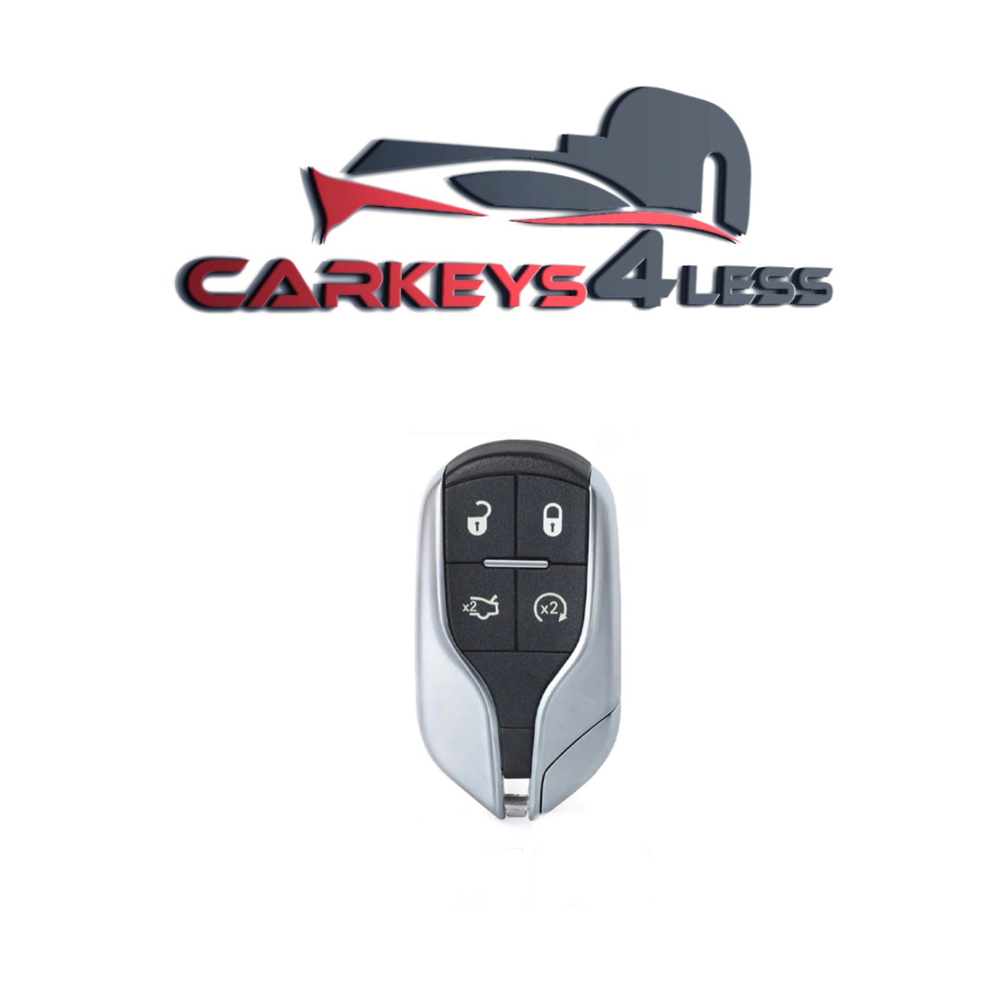 2014-2016 Maserati Ghibli / Quattroporte / 4-Button Smart Safoa w / Akyirikyiri Mfiase / PN: 5923336 / M3N-7393490 (AFTERMARKET)