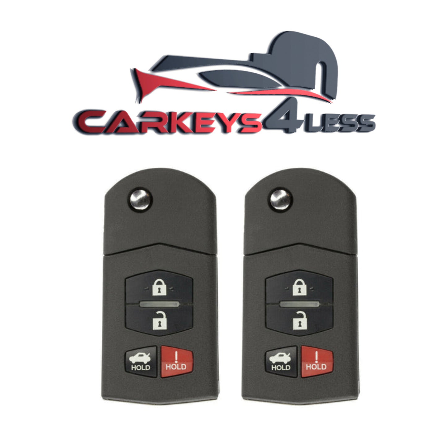 2 Remote Car Key Fob a wɔde besi ananmu ma Mazda 2 5 CX-7 CX-9 BGBX1T478SKE125-01
