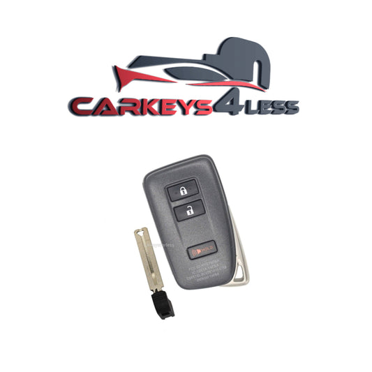 2015-2019 Lexus / 3-Button Smart Key / PN: 89904-78460 / HYQ14FBA / AG Board (OEM Refurb)