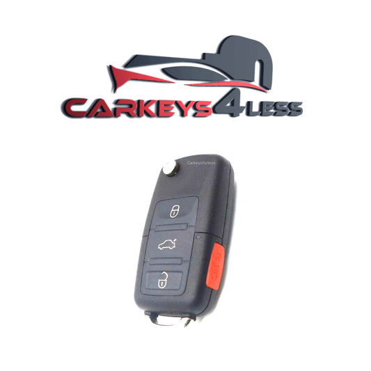 2002-2006 Volkswagen / 4-Button Flip-Key / 1J0959753AM (AFTERMARKET)