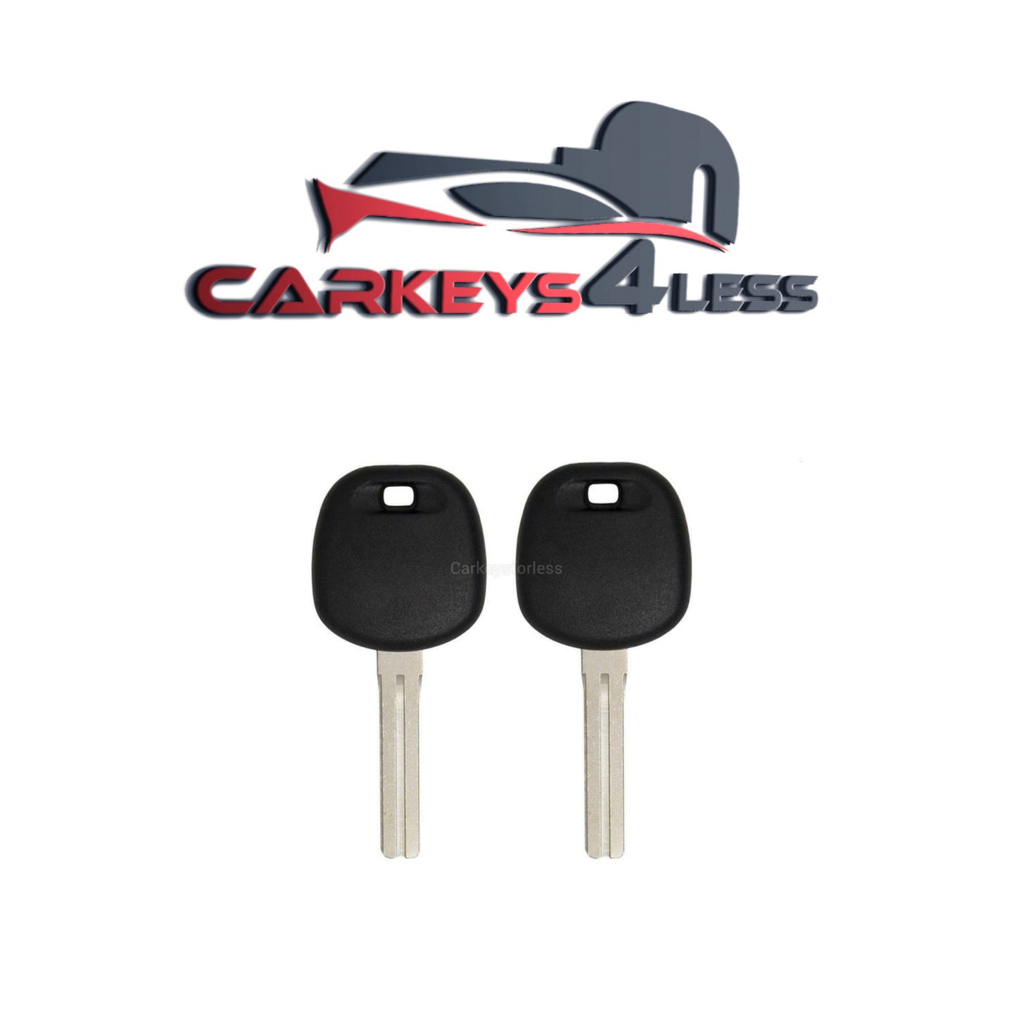 2pc 1997-2001 Lexus - TOY40 Transponder Key - Long Blade - (4C Chip) (AFTERMARKET)