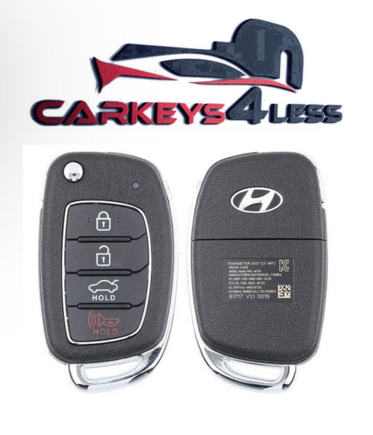 2017-2020 Hyundai Sonata / 4-Button Remote Flip Key / PN: 95430-C1210 / TQ8-RKE-4F25 (LF 4BT) (OEM Refurb)