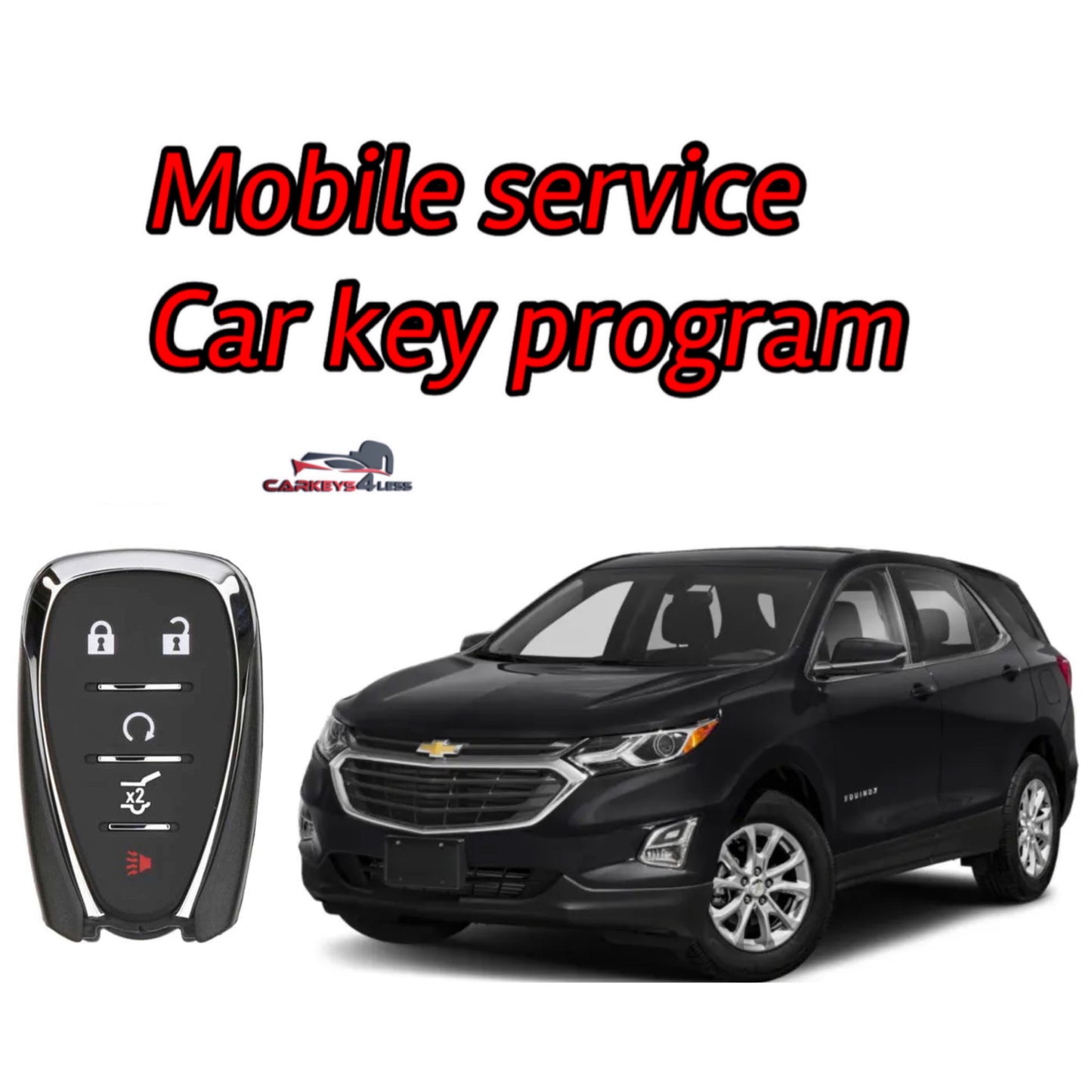 Mobile service car key replacement for Chevrolet