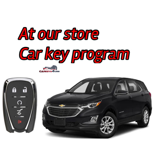 At our store car key replacement for Chevrolet