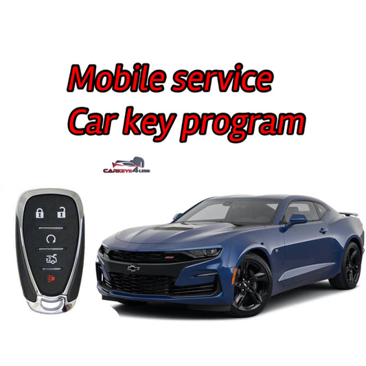 Mobile service car key replacement for Chevrolet