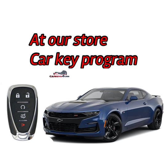 At our store car key replacement for Chevrolet