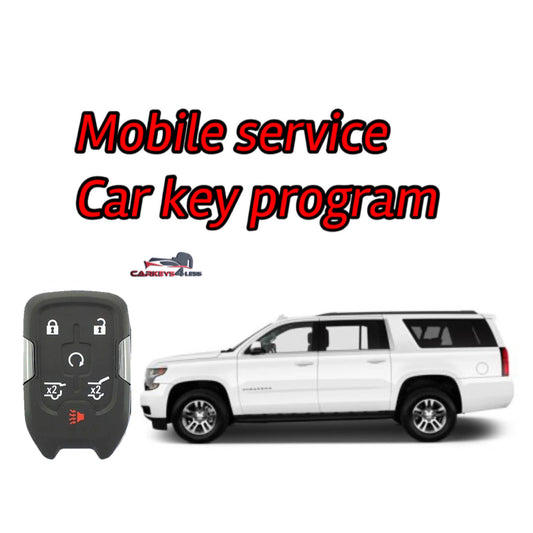 Mobile service car key replacement for Chevrolet