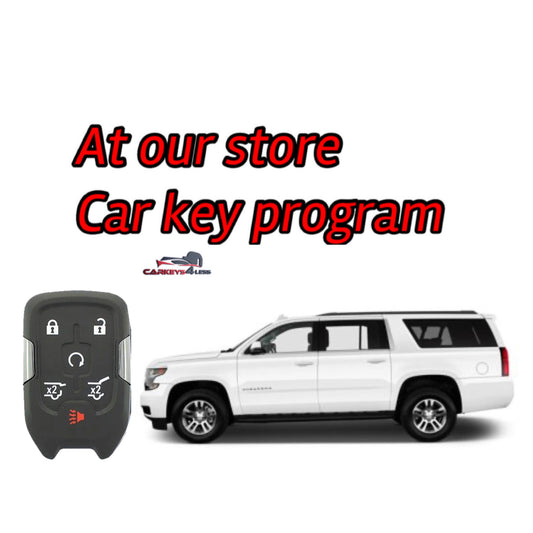 At our store car key replacement for Chevrolet