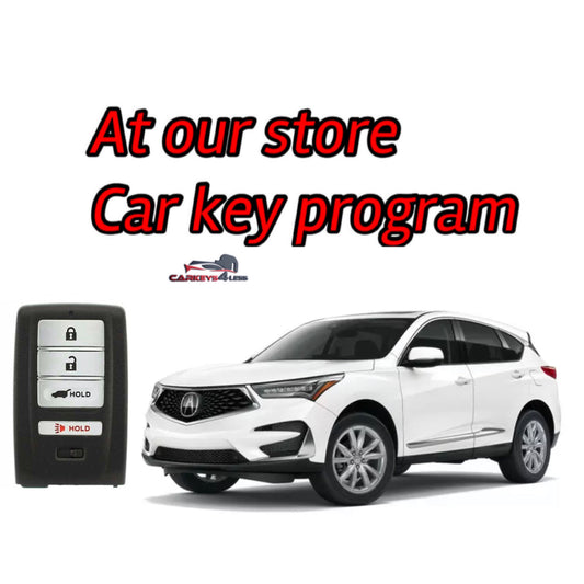 At our store aftermarket car key replacement for acura