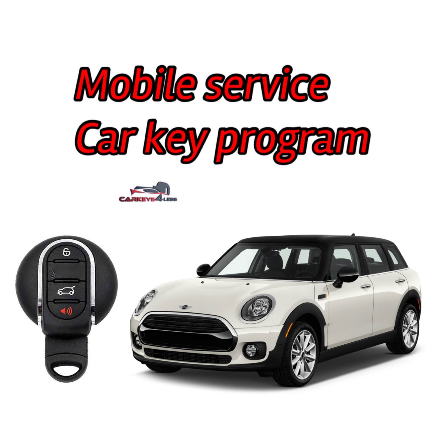 Mobile service for an aftermarket car key program for mini cooper