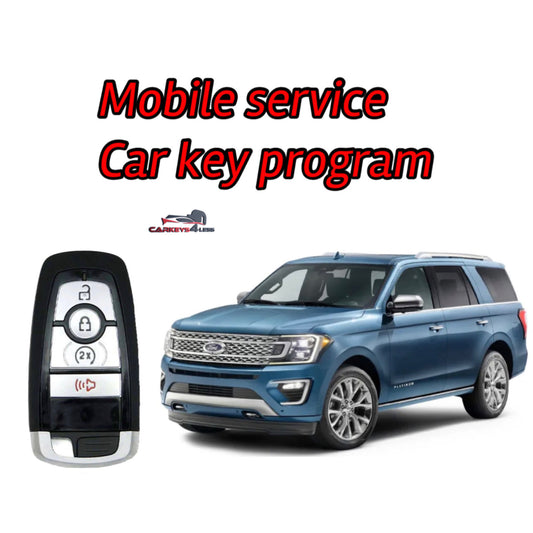 Mobile service for an aftermarket ford smart key replacement