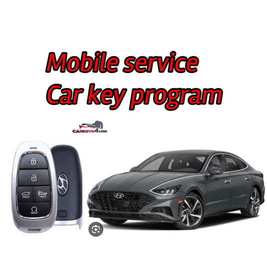 Mobile service for a new oem hyundai car key replacement